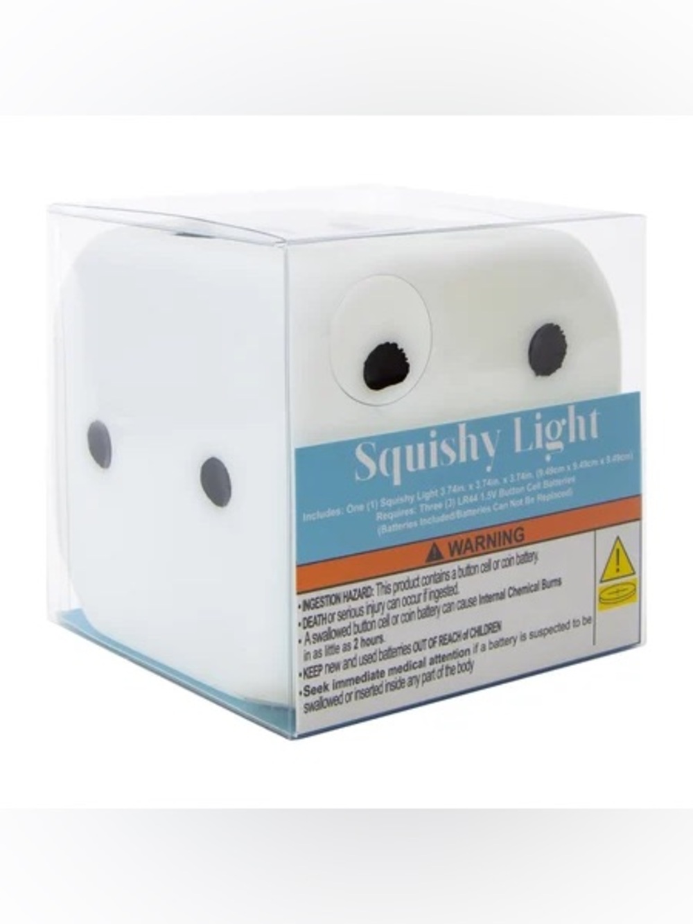 Squishy Light White and Black Dice Cute Night Light